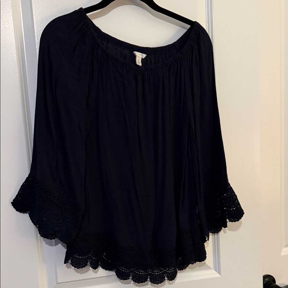 ST. 1946 Women's Black Blouse